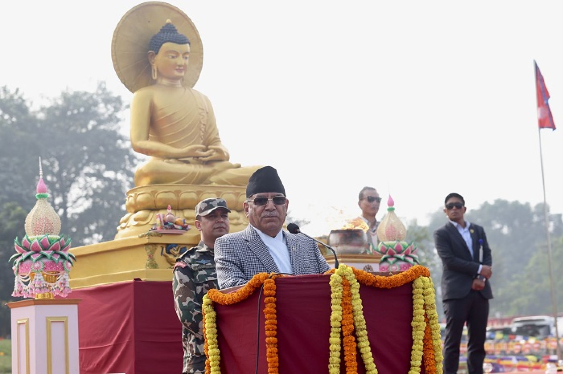 रामग्राम स्तुप क्षेत्र विकास गुरुयोजना कार्यान्वयन गर्ने प्रधानमन्त्रीको प्रतिबद्धता